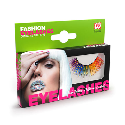 Faux cils arc-en-ciel
