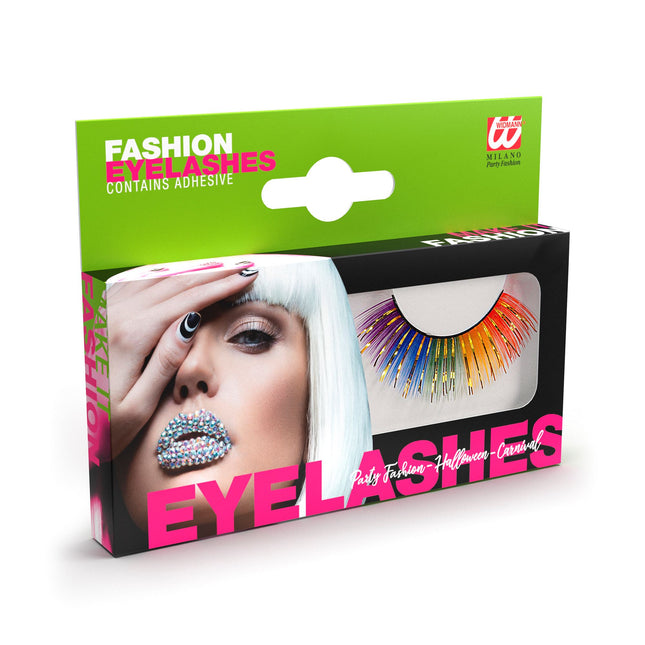 Faux cils arc-en-ciel