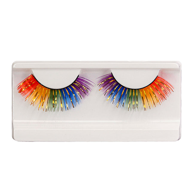 Faux cils arc-en-ciel