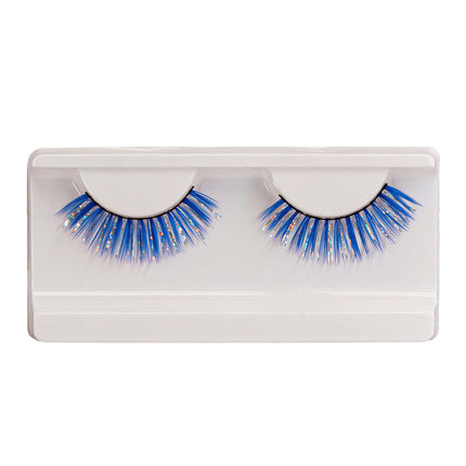 Faux cils bleus