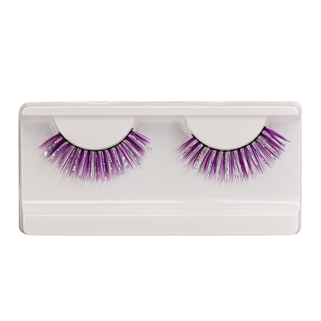 Faux cils violets