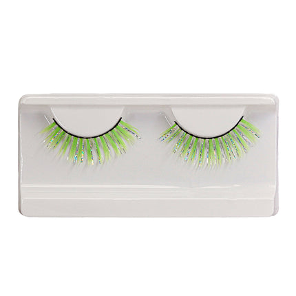 Faux cils verts