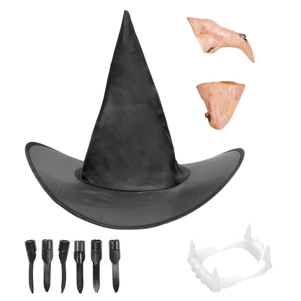 Ensemble d'accessoires d'Halloween sorcière