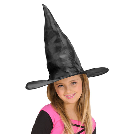 Chapeau d'Halloween sorcière noire