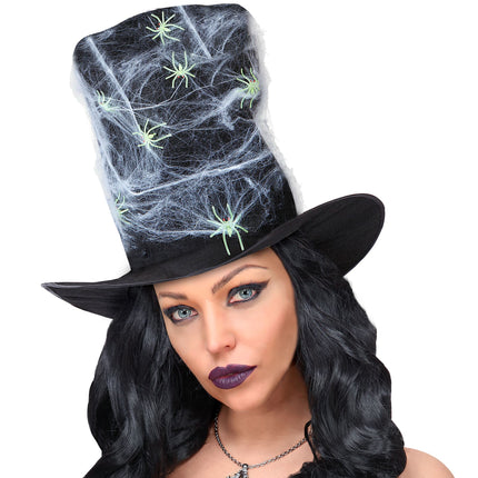 Chapeau d'Halloween Toile d'araignée