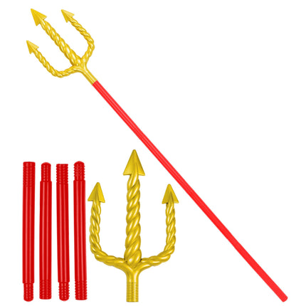 Halloween Trident Rouge Or 1.38m