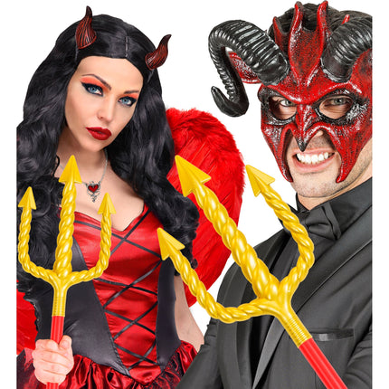 Halloween Trident Rouge Or 1.38m