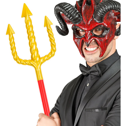 Halloween Trident Rouge Or 1.38m