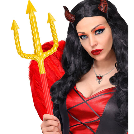 Halloween Trident Rouge Or 1.38m