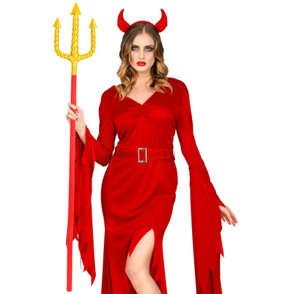 Halloween Trident Rouge Or 1.38m