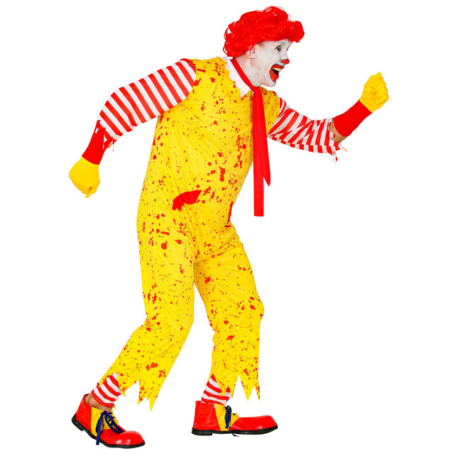 Costume d'Halloween Clown jaune pour homme