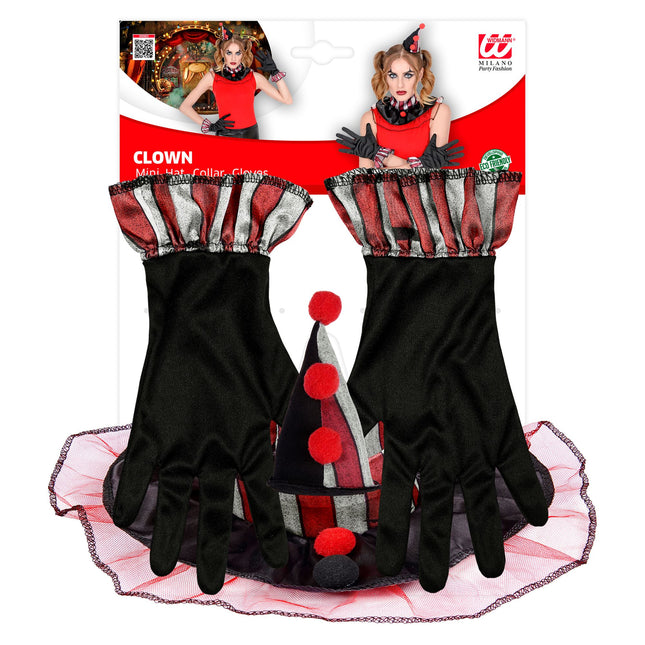 Ensemble d'accessoires d'Halloween Clown