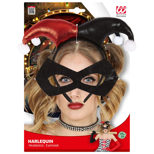 Ensemble d'accessoires d'Halloween Harlequin