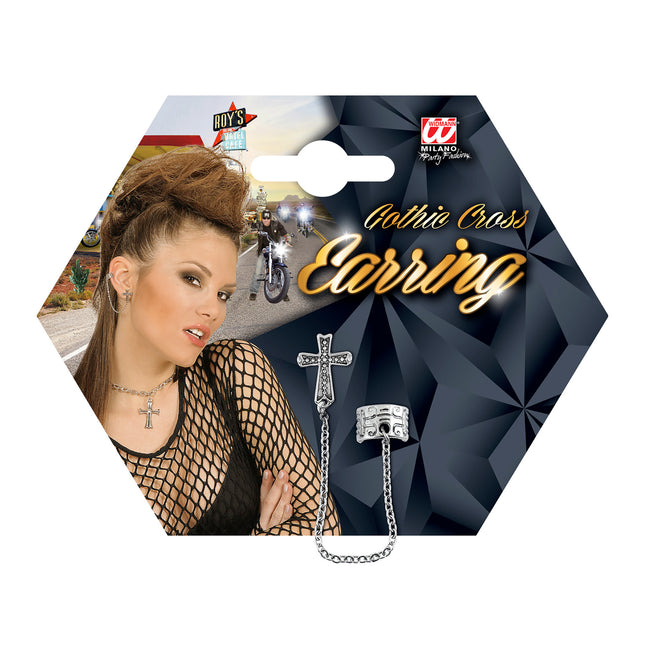 Boucles d'oreilles Halloween Croix