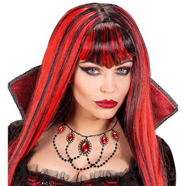 Collier d'Halloween avec pierres