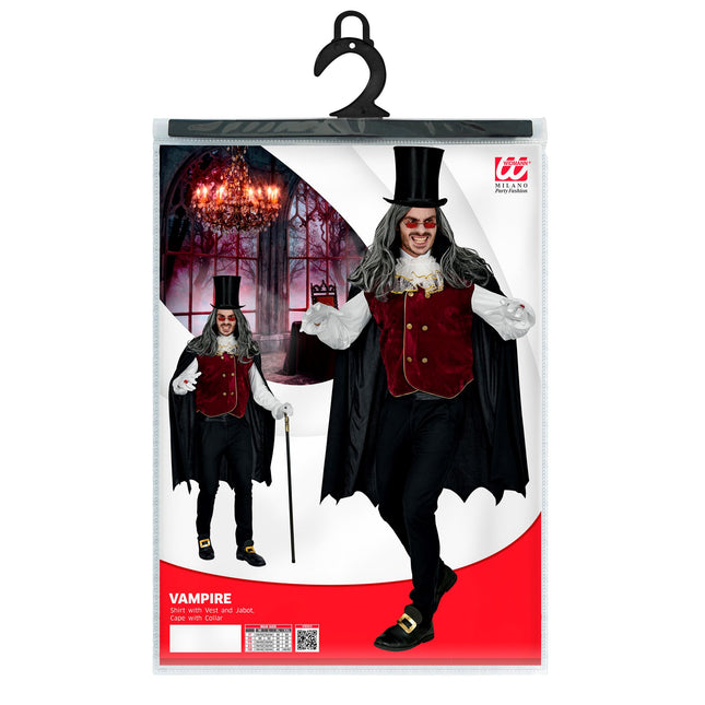 Costume d'Halloween Homme Vampire 3 pièces