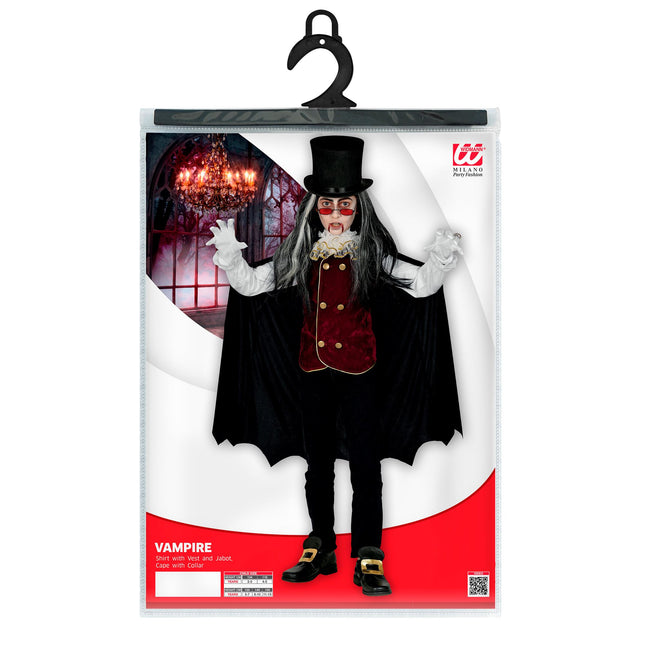 Costume d'Halloween Enfant Vampire 4 pièces