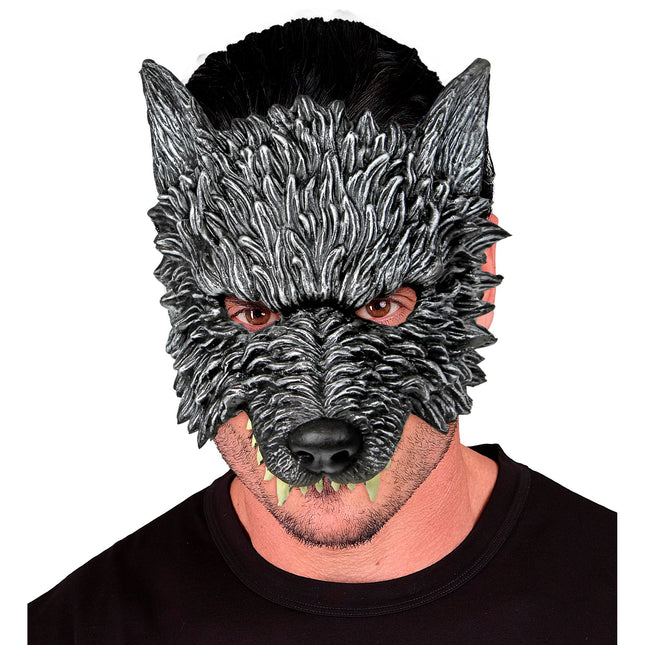 Masque d'Halloween Loup Gris