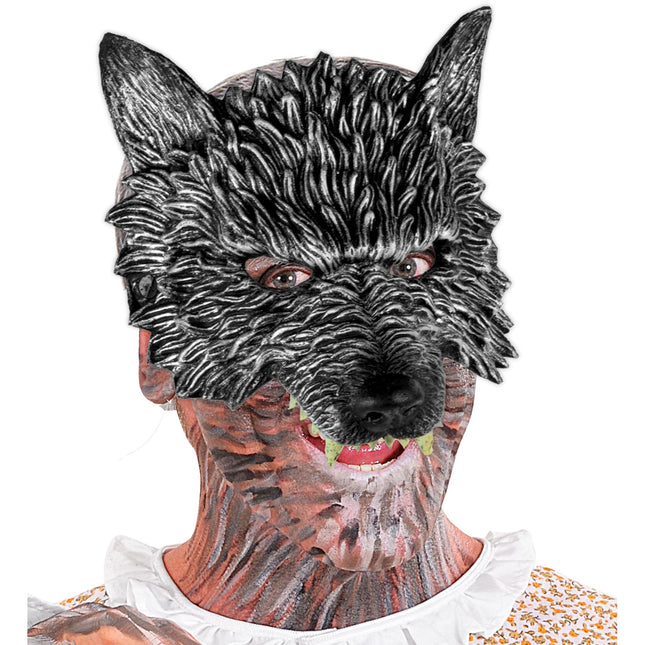 Masque d'Halloween Loup Gris