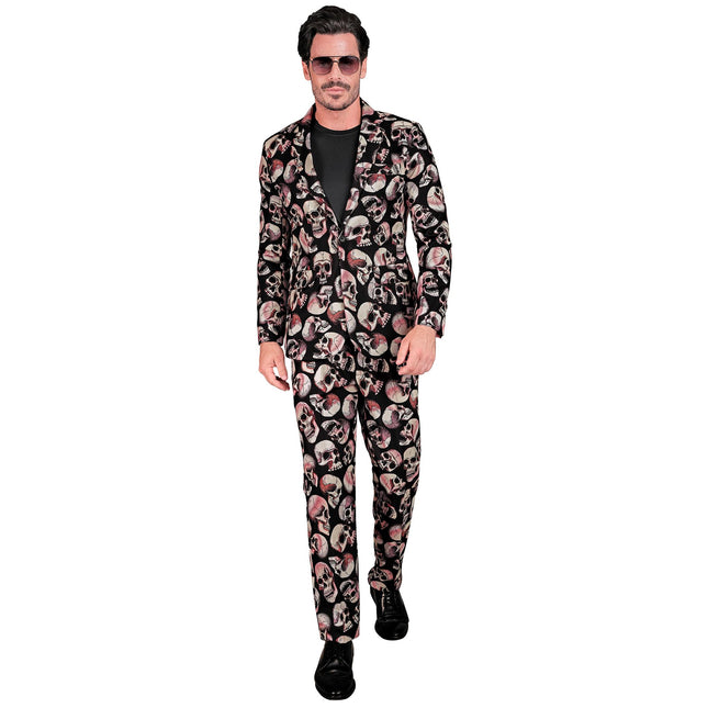 Costume d'Halloween Tête de mort pour homme