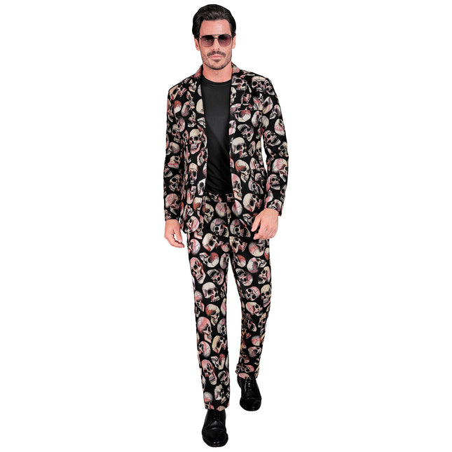Costume d'Halloween Tête de mort pour homme