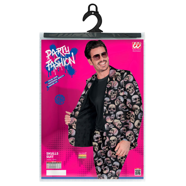 Costume d'Halloween Tête de mort pour homme