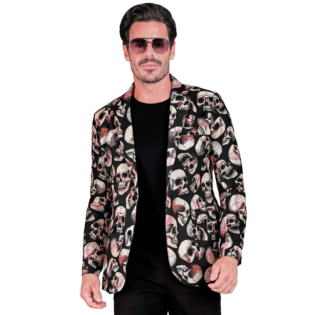 Veste d'Halloween Homme Tête de mort