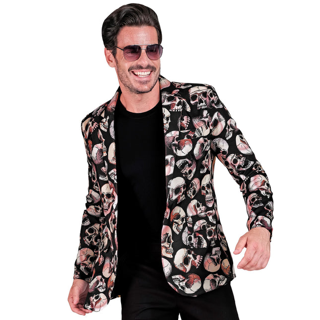 Veste d'Halloween Homme Tête de mort