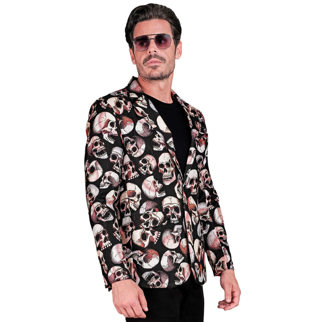 Veste d'Halloween Homme Tête de mort