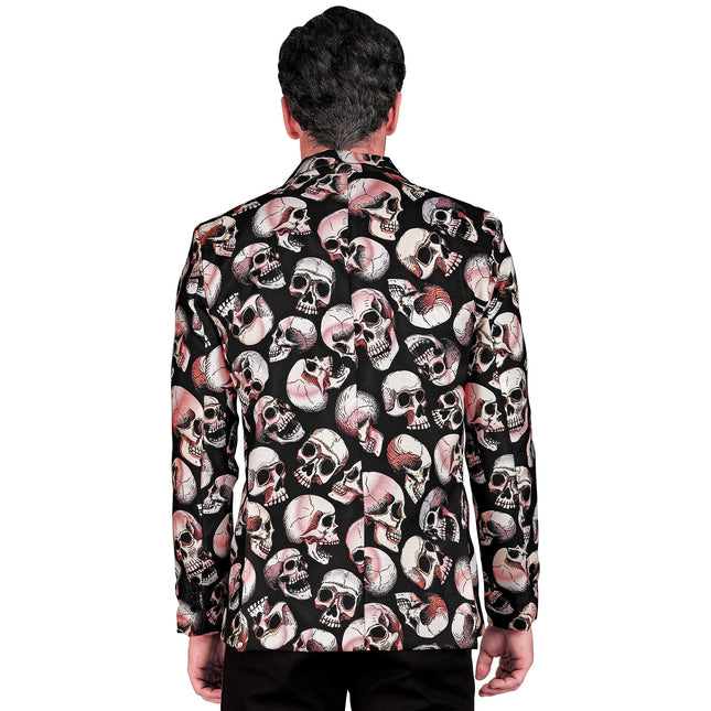 Veste d'Halloween Homme Tête de mort