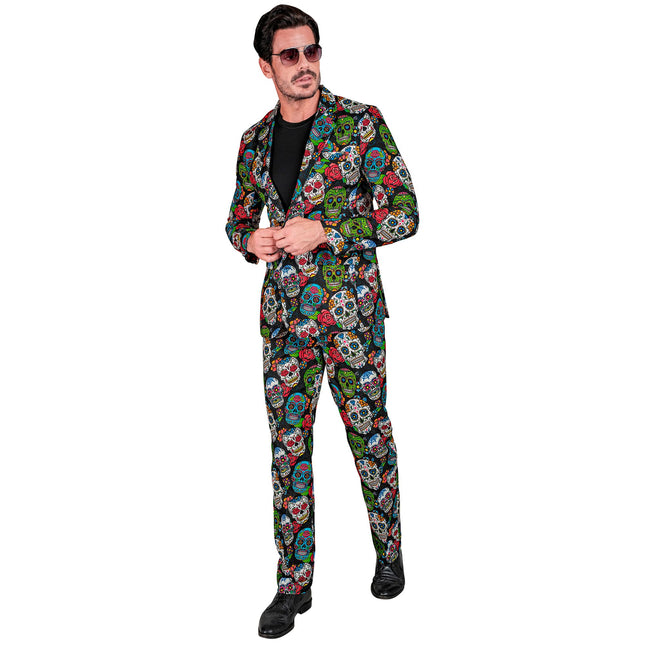 Costume Dia De Los Muertos Homme