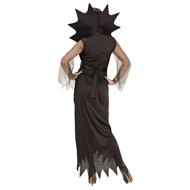 Robe d'Halloween Noir Dames Araignée