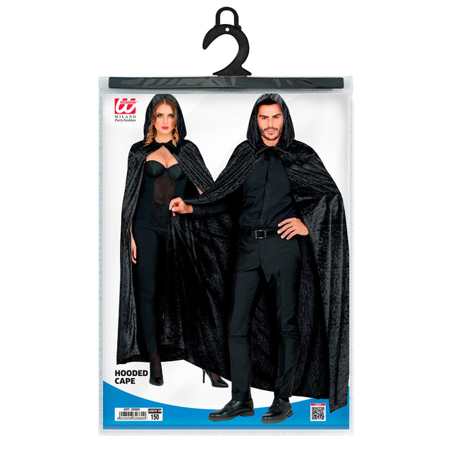 Cape d'Halloween Noire 1.5m
