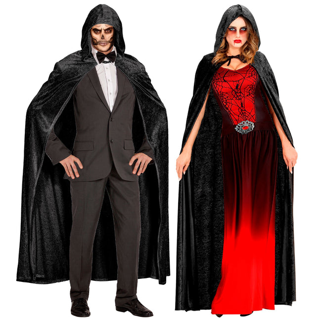 Cape d'Halloween Noire 1.5m