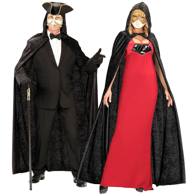 Cape d'Halloween Noire 1.5m