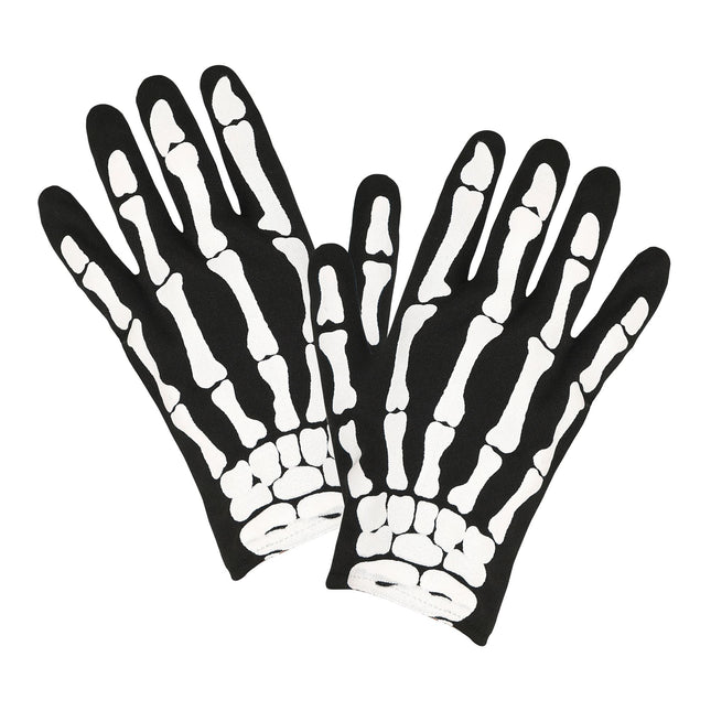 Gants d'Halloween Enfant Squelette