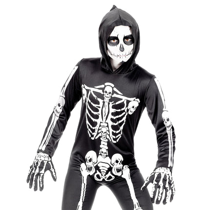 Gants d'Halloween Enfant Squelette