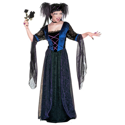 Robe d'Halloween Noir Gothique