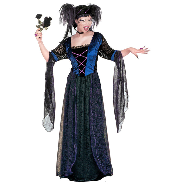 Robe d'Halloween Noir Gothique