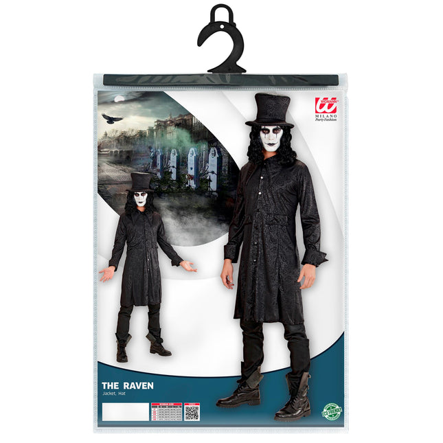 Costume d'Halloween Corbeau noir pour homme