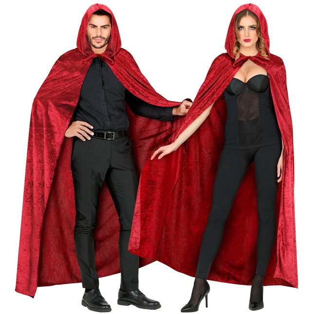 Cape d'Halloween Velours Rouge 1.5m