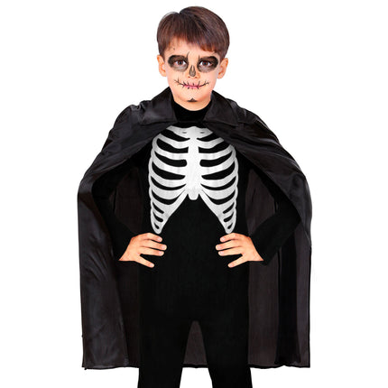 Cape d'Halloween Noir Enfant 90cm
