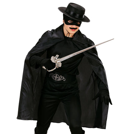 Cape d'Halloween Noir Enfant 90cm
