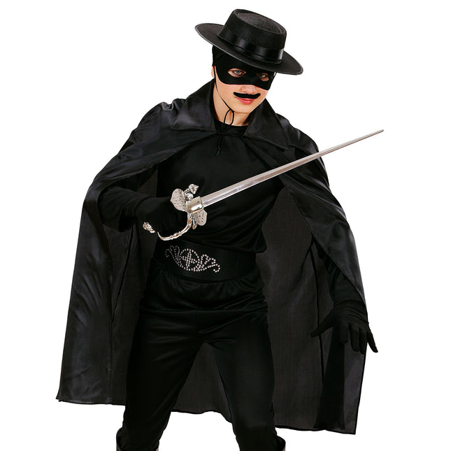 Cape d'Halloween Noir Enfant 90cm