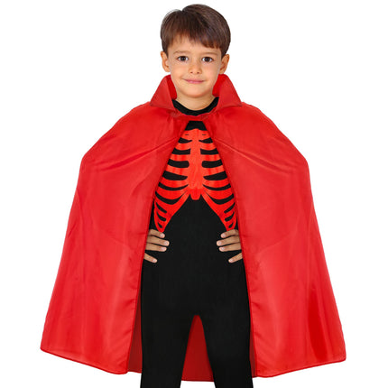 Cape d'Halloween Rouge Enfant 90cm