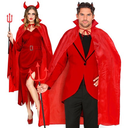 Cape d'Halloween Rouge Enfant 1.3m