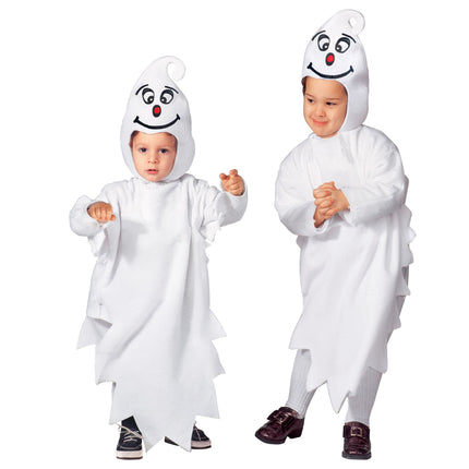 Costume d'Halloween Bleu Blanc Bébé Fantôme
