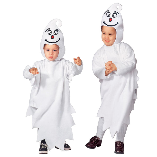 Costume d'Halloween Bleu Blanc Bébé Fantôme