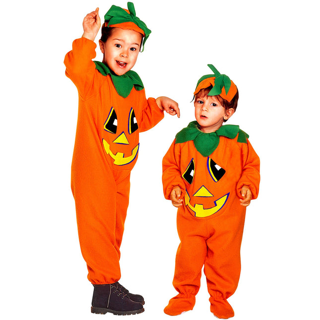 Costume d'Halloween Orange Baby Pumpkin 2 pièces
