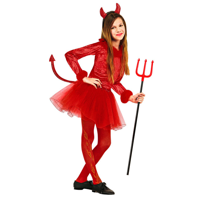 Costume d'Halloween Fille Diable